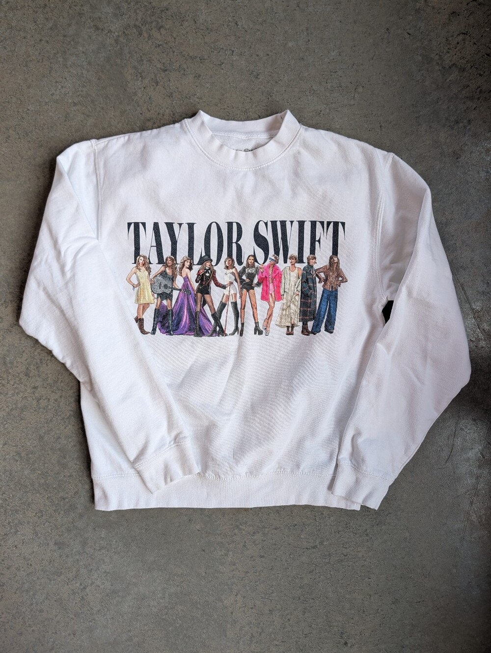 Taylor Swift Midnights Graphic Sweatshirt White Small 🔥HTF